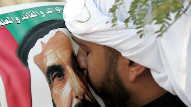 The death of the UAE's Founding Father is marked on the 19th day of Ramadan each year. AFP