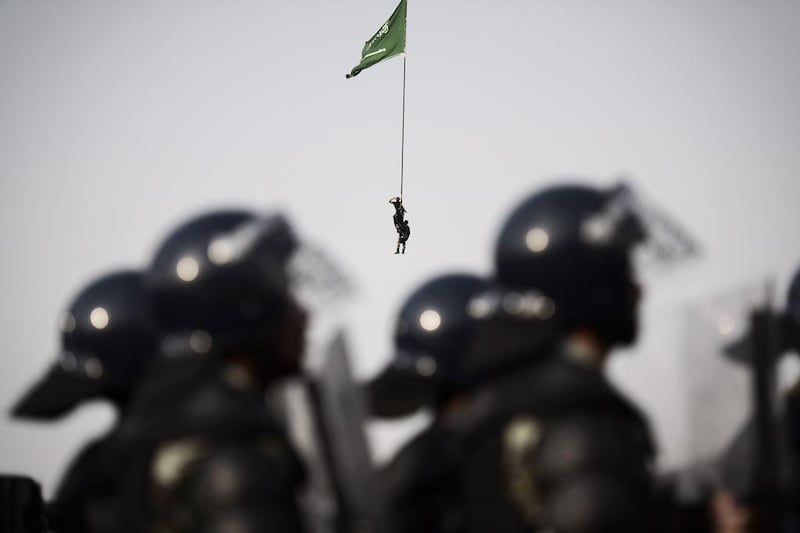 While pilgrims are united by their common religious bond, this year’s Haj comes with Muslim countries drawn together by widespread revulsion toward the ISIL militant group. Mohammed Al Shaikh / AFP Photo