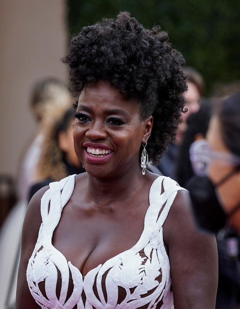 Viola Davis arrives to the Oscars red carpet for the 93rd Academy Awards in Los Angeles, California, US, April 25, 2021. Reuters