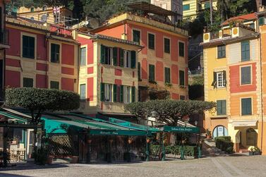 A deserted Piazza Martiri dell'Olivetta in Portofino, south of Genoa, where Italy, the world's fifth-largest destination, is paying a heavy price to the coronavirus pandemic. AFP. 