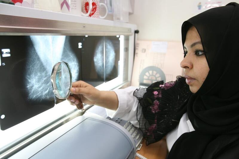 Dr Jalaa Taher, manager of non-communicable diseases at the Health Authority Abu Dhabi and a passionate advocate of cancer prevention, says 'the only way we can tackle high rates of cancer is by addressing the problem at the core'. Nicole Hill / The National