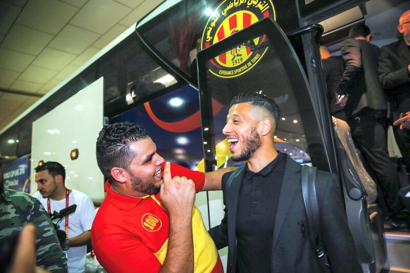 Team Africa Esperance De Tunis arrive in Abu Dhabi for shot at FIFA Club World Cup UAE 2018. Courtsey: Fifa Club World Cup UAE 2018