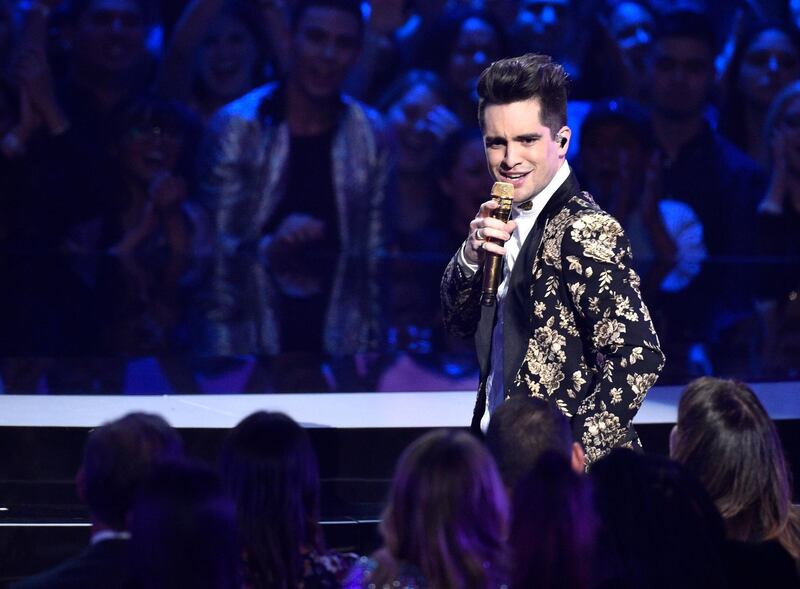 Brendon Urie of Panic! At the Disco performs AP