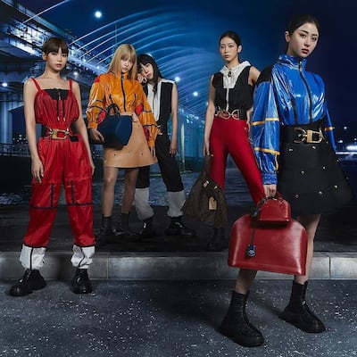 In October, K-Pop girl group Le Sserafim joined Louis Vuitton. Photo: @louisvuitton / Instagram