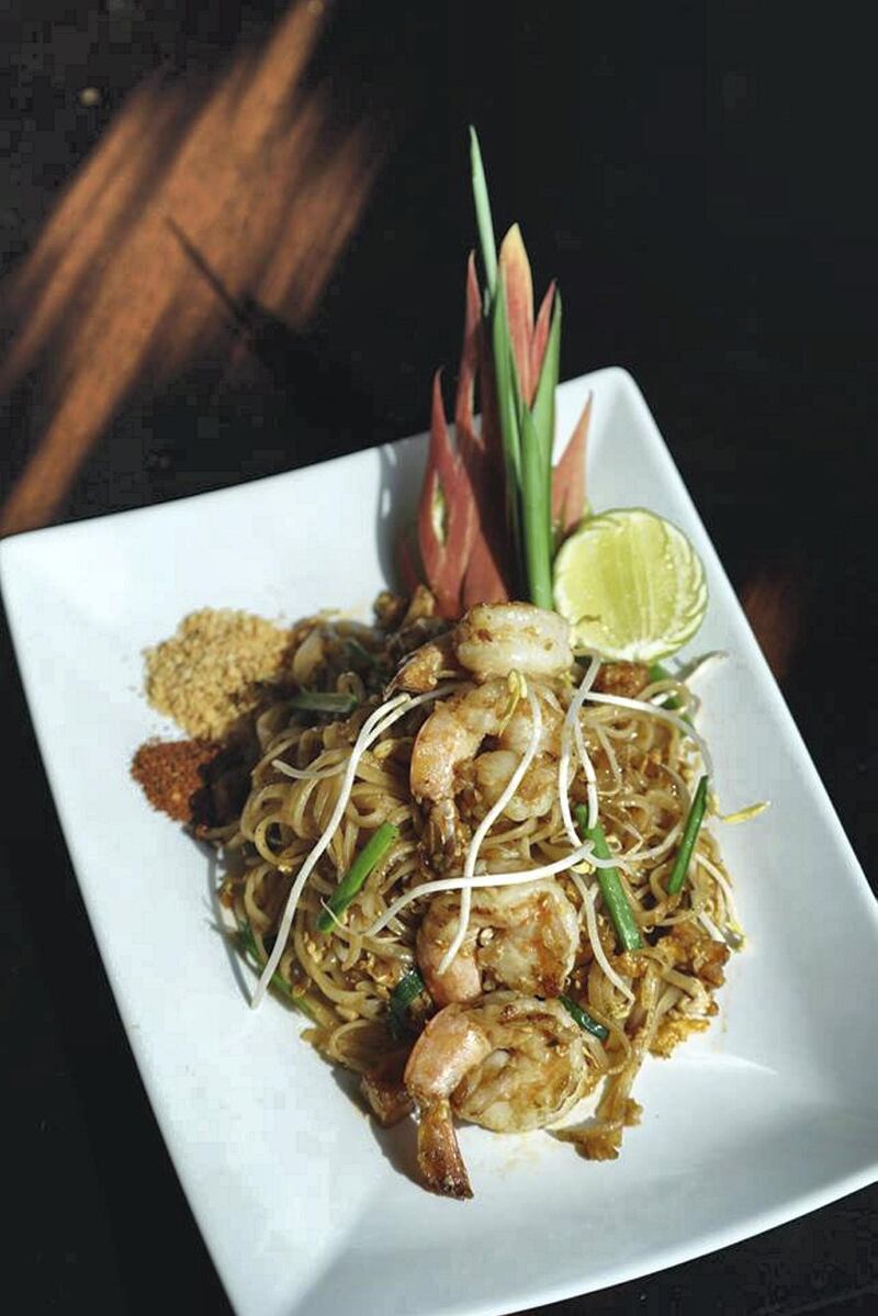 Pad Thai noodles from Desert Lotus at Taste of Abu Dhabi 2019 