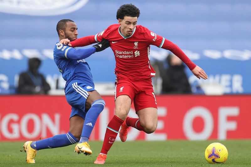 Curtis Jones - 6: The 20-year-old was instrumental in denying Leicester the space to play. He always looked for a forward pass. Replaced with 15 minutes to go just before Liverpool’s collapse. AP