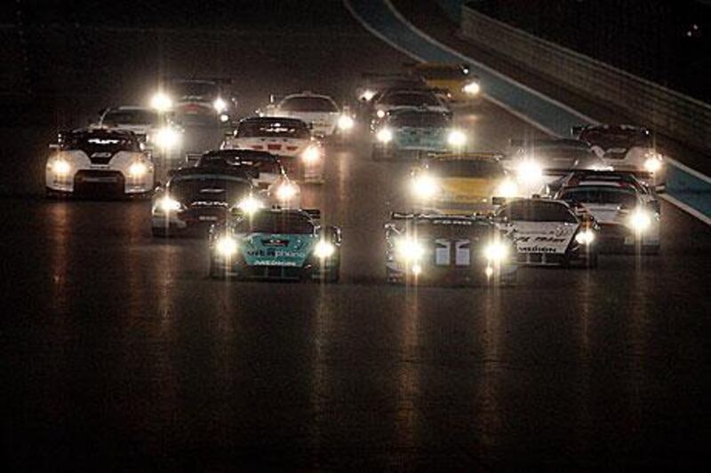 Eighteen cars will take part in the opening race of the second year of the GT1 Championship at the Yas Marina Circuit.