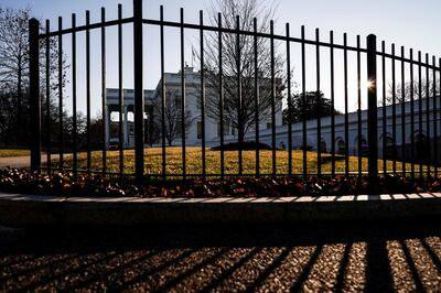 The sun rises over the White House in Washington, U.S., January 7, 2021. REUTERS/Joshua Roberts