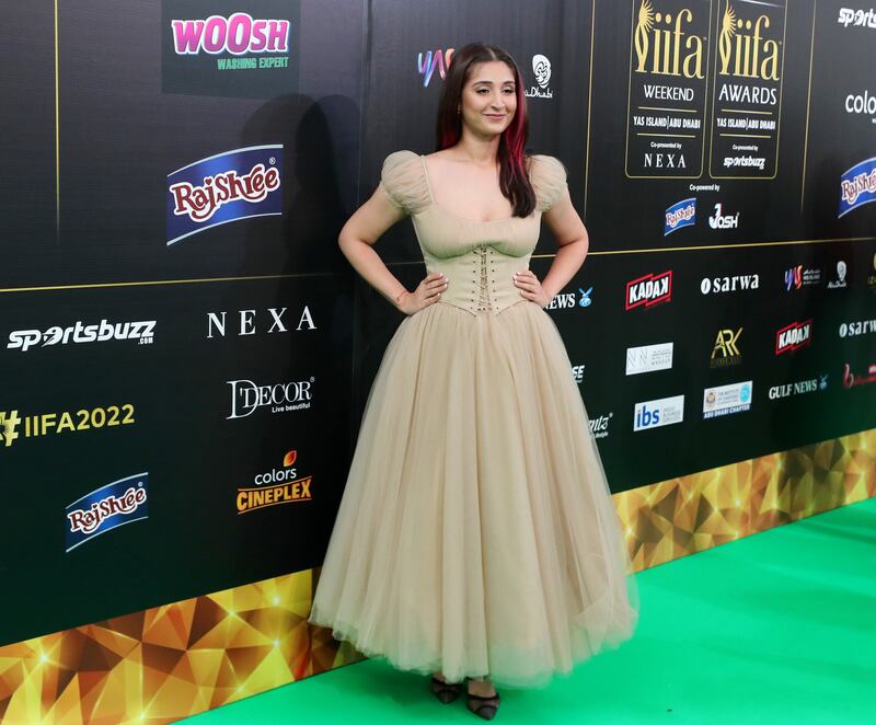 Singer Dhvani Bhanushali, who performed as part of IIFA Rocks on Friday. 