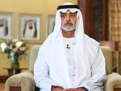 Abu Dhabi, United Arab Emirates - Sheikh Al Nahyan bin Mubarak, Minister of Culture, Youth and Social Development at his home on December 19, 2018. Khushnum Bhandari for The National

