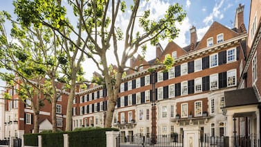 The former Italian Embassy in Lygon Place, Belgravia, is on the market for £21.5 million. Photo: Lawrie Cornish