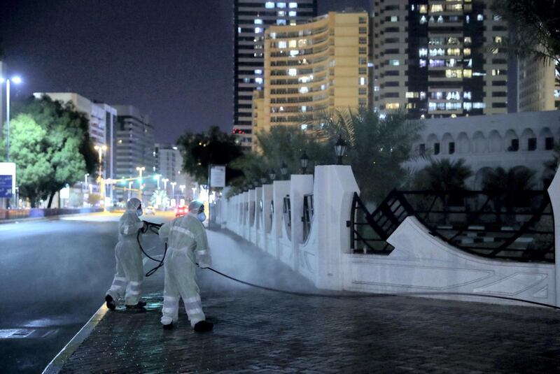 Volunteers engaging in the UAE's National Disinfection Programme showed a high spirit of national responsibility, community cohesion and solidarity in supporting the nation's efforts to combat the spread of Covid-19. Wam