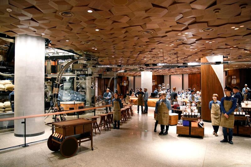 The new Starbucks Reserve Roastery in Shanghai. Aly Song / Reuters