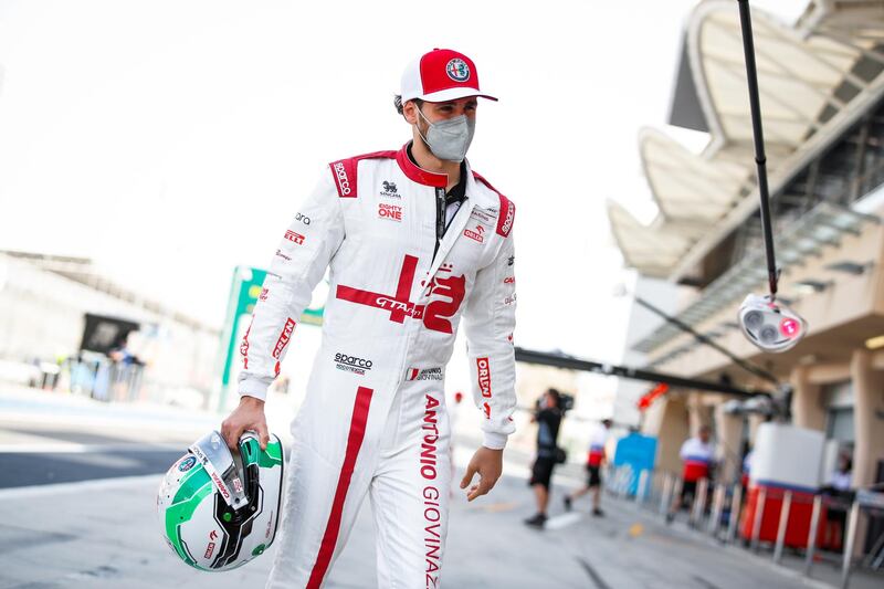 GIOVINAZZI Antonio (ita), Alfa Romeo Racing ORLEN C41, portrait during the Formula 1 Pre-season testing 2020 from March 12 to 14, 2021 on the Bahrain International Circuit, in Sakhir, Bahrain - 