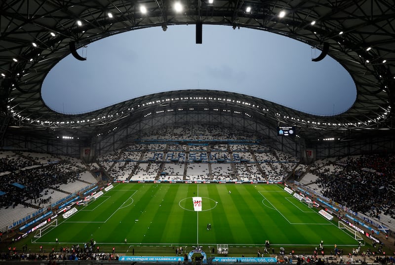 Stade Velodrome in Marseille is one of the football venues for the Paris Olympics. Reuters