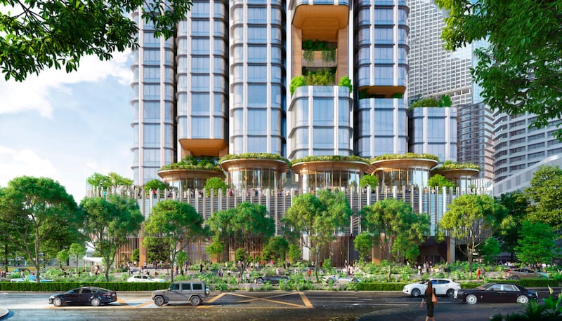The tower will be located on the intersection of Singapore’s Central Business District and Marina Bay, in the historic Tanjong Pagar neighbourhood.