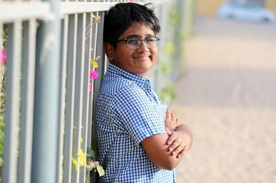 Raghav Krishna, a 12-year-old pupil at Delhi Private School Sharjah has won The Diana Award for his humanitarian efforts in Dubai on June 28th, 2021. Chris Whiteoak / The National. 
Reporter: Anam Rizvi for News