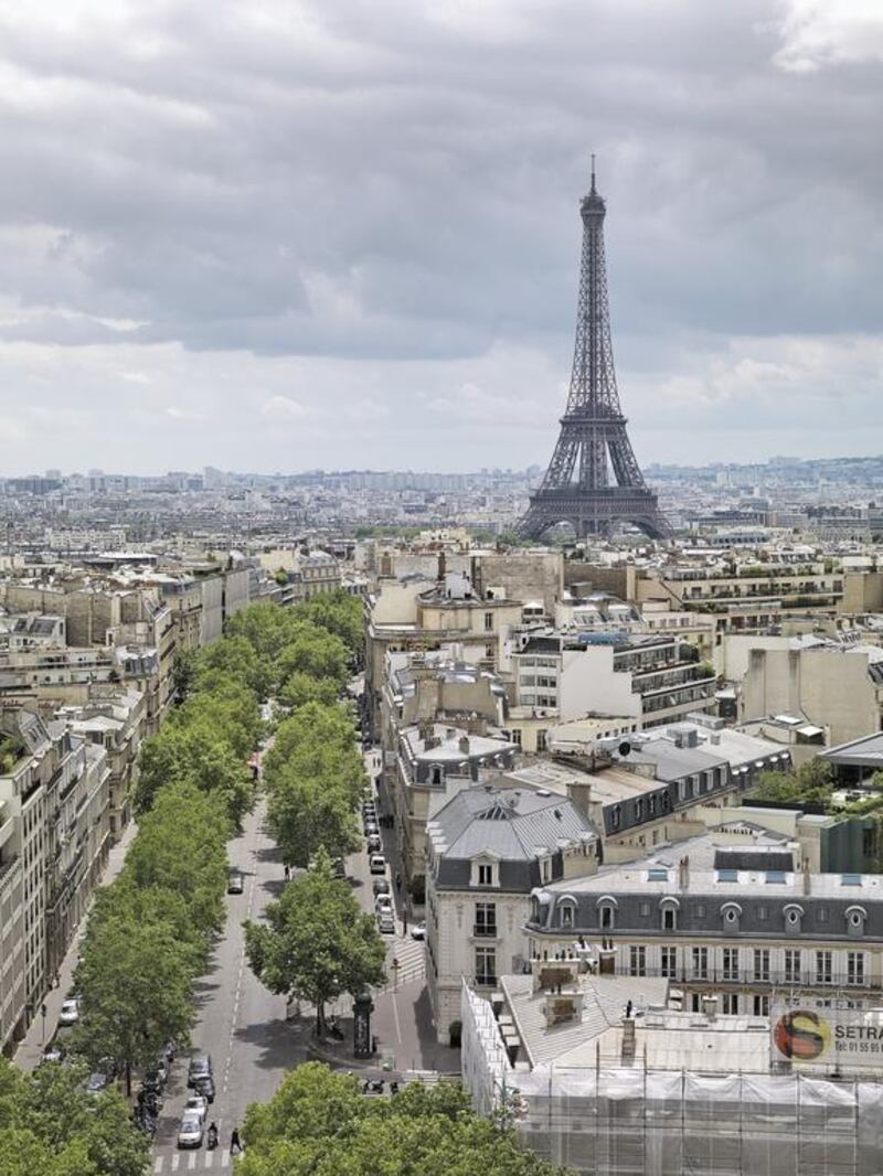 A view of Paris with the Eiffel Tower. Johannes Mann / Corbis