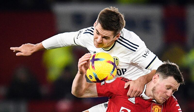 Maximilian Wober, 7 – Almost grabbed an assist when his calculated flick found Struijk at the back post and used his head to good effect again to clear Garnacho’s effort off the line after the forward had rounded Meslier and then Ayling. 
AFP