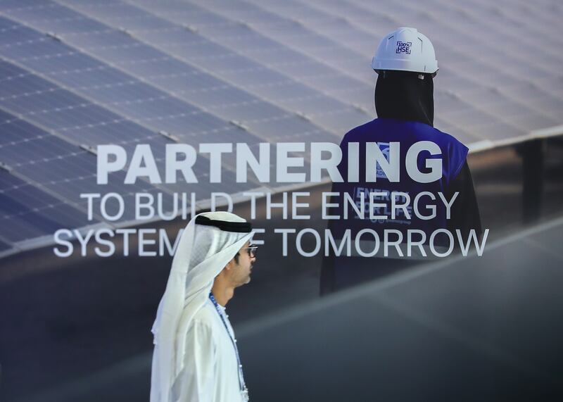 Adipec has set the stage of what is expected to be a more inclusive and equitable Cop. Victor Besa / The National