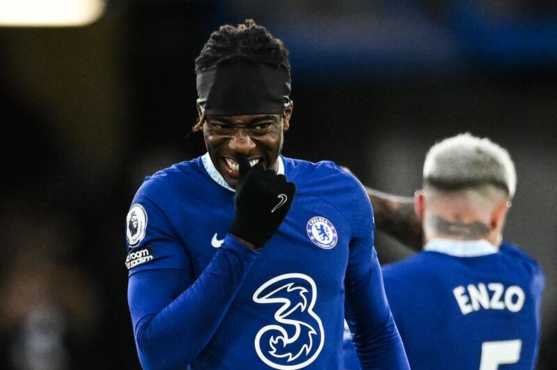 SUBS: Noni Madueke (Mudryk 58’) - 6. Hit his shot high and wide when Felix found him on the edge of the box in the 62nd minute. Did well to set up Kante for a shot at goal a minute later. AFP