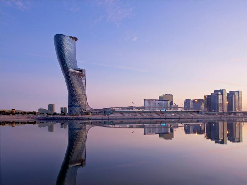 The Capital Gate in Abu Dhabi.