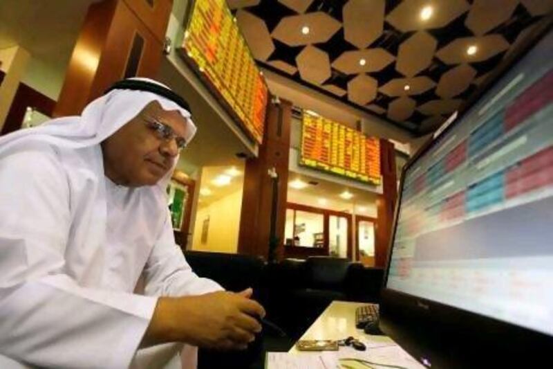 The Dubai Financial Market General Index has gained 30 per cent since the start of the year. Satish Kumar / The National