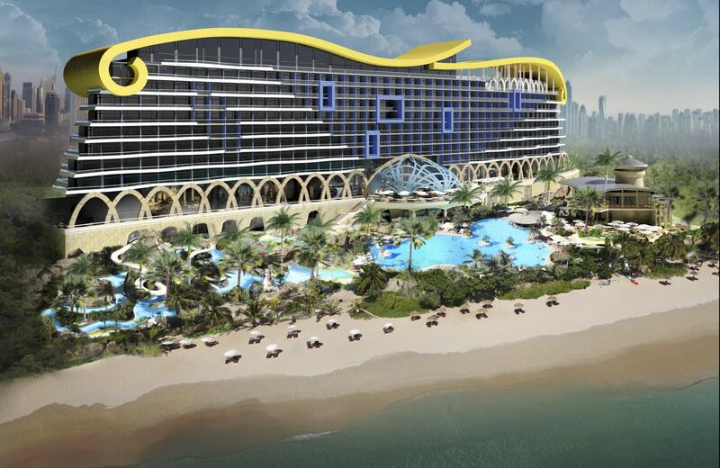 Nakheel and Centara reach new milestone on 600-room beachfront resort at Deira Islands. Photo Courtesy: Nakheel