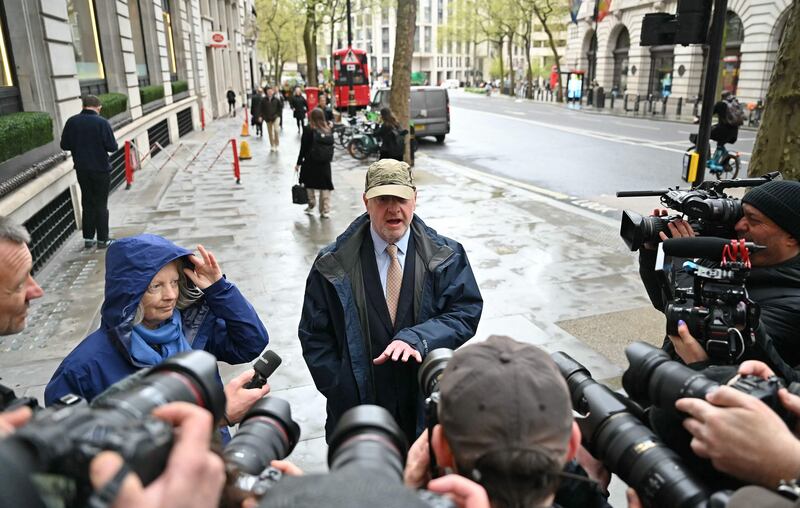 Former subpostmaster Alan Bates at the Post Office Horizon IT Inquiry, at Aldwych House in central London. AFP