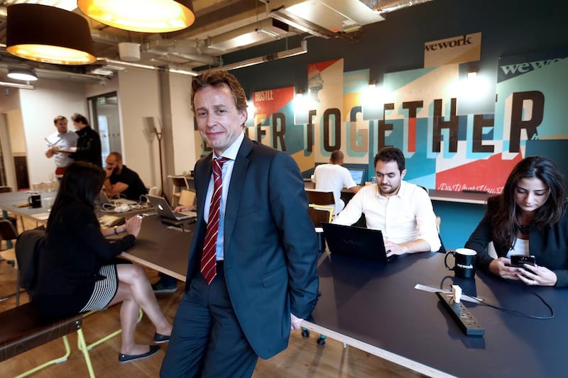 Colm Reilly, head of the UK Lebanon Tech Hub in London. Stephen Lock for the National