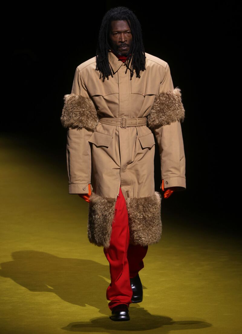 Milan men's fashion week ends on January 18. EPA