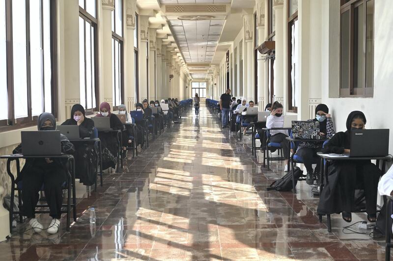 The University of Sharjah is holding its spring semester final exams from May 15 to May 26. Courtesy: University of Sharjah 