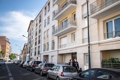 epa08426383 A general view of the apartment building where Felicien Kabuga, one of the most wanted suspects in the Rwandan genocide has been arrested in Asnieres sur Seine, near Paris, France, 16 May 2020. French Justice ministry has announced Kabuga was arrested in early morning in Asnieres where he had been living under false identity.  EPA/CHRISTOPHE PETIT TESSON