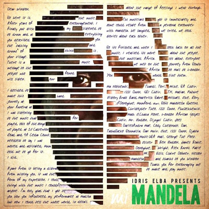 Idris Elba Presents Mi Mandela CD cover. AP Photo / Warner Bros Records