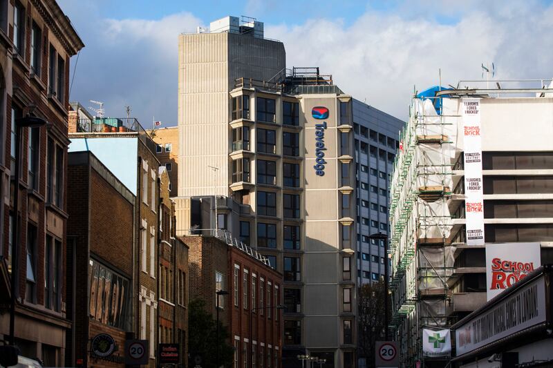 A Travelodge hotel in the Covent Garden area of central London. Getty