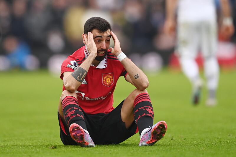 Bruno Fernandes, 6 - Dragged a shot wide on 19 and came closest to scoring for United after 39, but Meslier got it. It was a good chance, too.

Getty