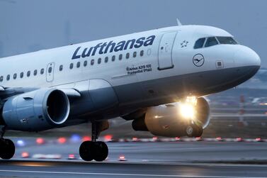 Germany's biggest airline, Lufthansa, has seen a drastic drop in reservations after the coronavirus outbreak dented demand for travel. AP  