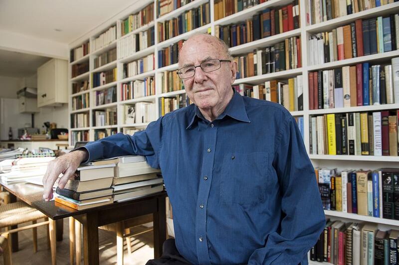 Writer and TV critic Clive James at his home in Cambridge, England. REX / Shutterstock.