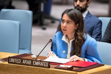 Lana Nusseibeh at the UN Security Council. UN