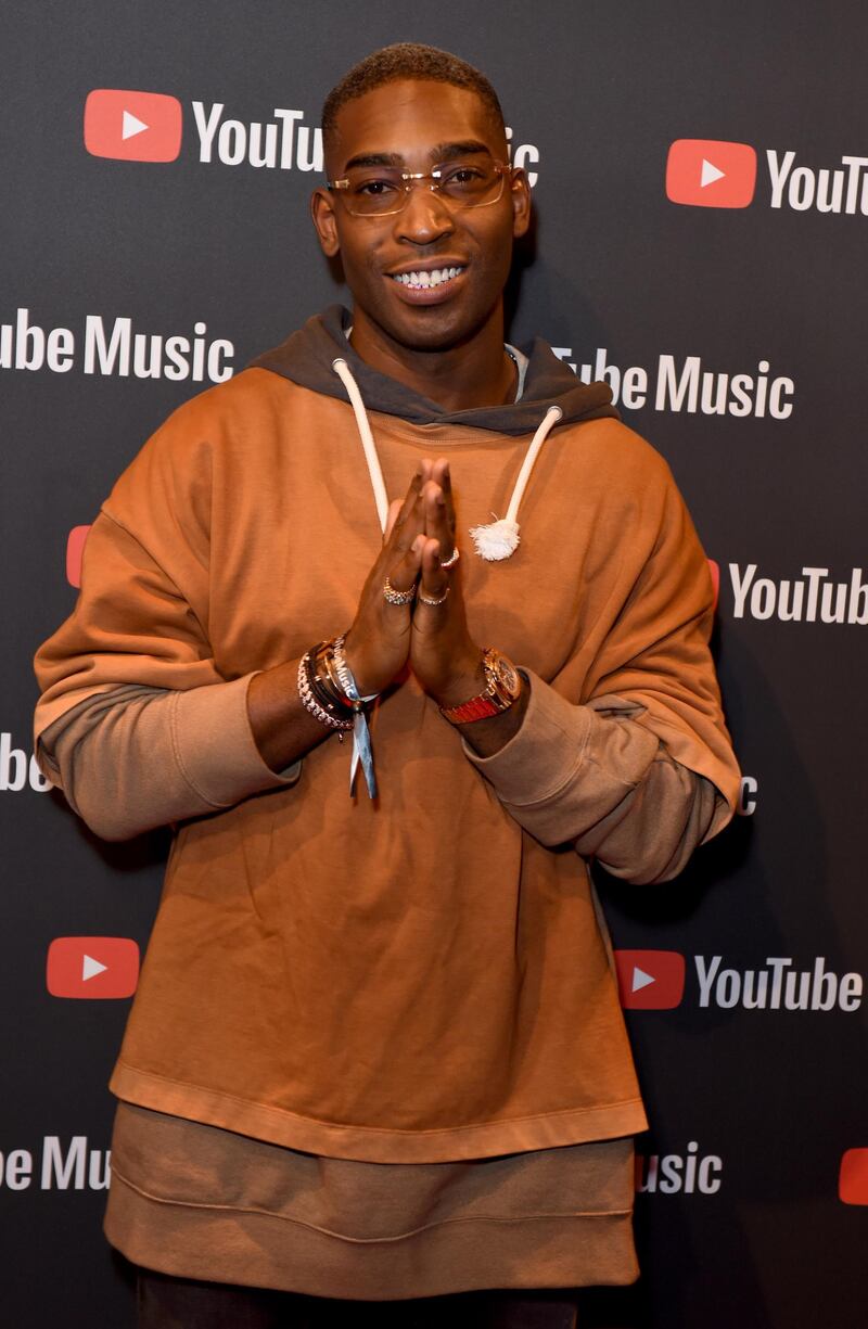 LONDON, ENGLAND - FEBRUARY 16: Tinie Tempah attends the 'YouTube Music Excellence Brunch' hosted by YouTube Musics Global Head of Music, Lyor Cohen and Youtube Musics Head of Urban Music, Tuma Basa to celebrate the Black British Culture in Music at 14 Hills Restaurant and Bar on February 16, 2020 in London, England. (Photo by Tabatha Fireman/Getty Images for YouTube)