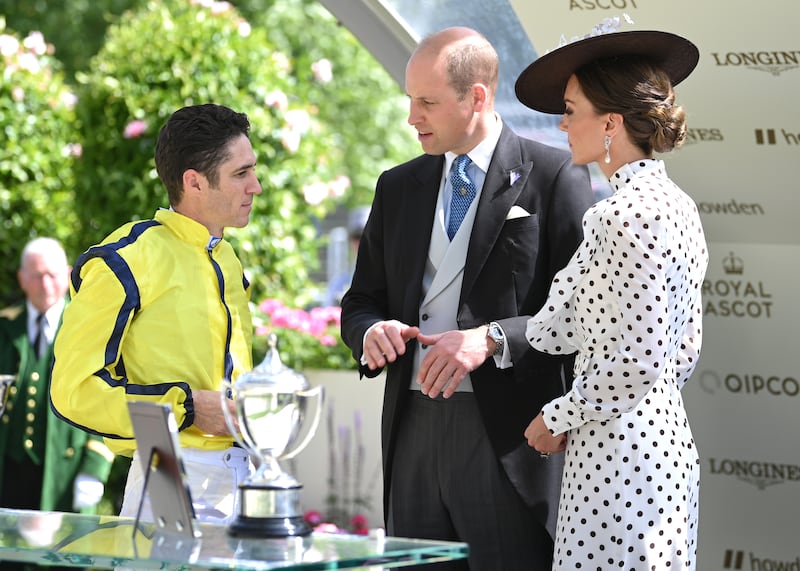 Prince William, Duke of Cambridge, and Kate, Duchess of Cambridge, attend Royal Ascot. Getty Images