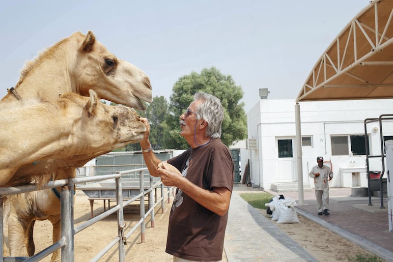17.09.17 Dr Ulrich Wernery founder of CVRL: Central Veterinary Research Laboratory in Dubai. An internationally acclaimed Laboratory that research and produce vaccines for camels, falcons and other animals against various kinds of pox diseases. 
Anna Nielsen For The National 