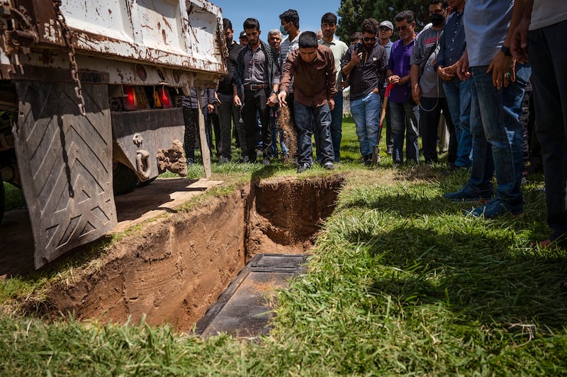 Aftab Hussein and Muhammed Afzaal Hussain were shot and killed near their New Mexico homes only six days apart. The Albuquerque Journal / AP