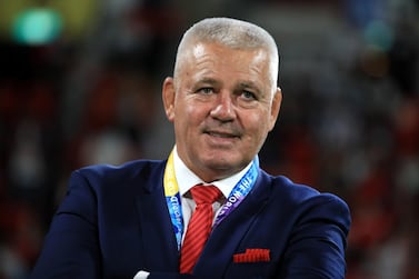 Wales's Warren Gatland during the Rugby World Cup match against Uruguay at the Kumamoto Stadium. Press Association