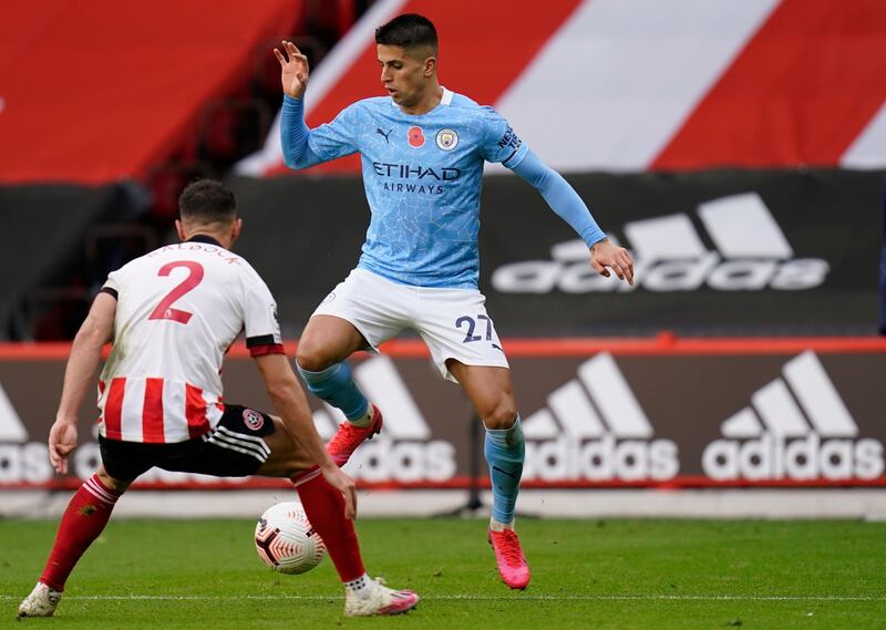 Joao Cancelo – 8: Good ball over from left to supply early chance for Torres. Provided steady stream of chances for teammates. Furious with himself after being left for dead by Berge in the second half. AP
