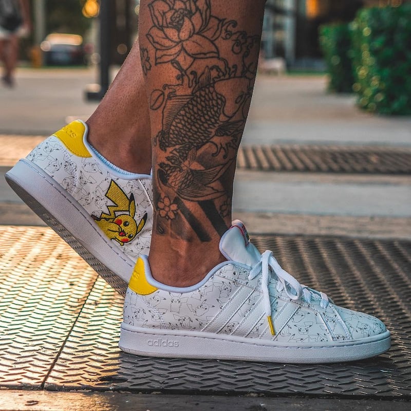 Adidas and Pokemon have collaborated on a sneaker. Instagram / solebyjc