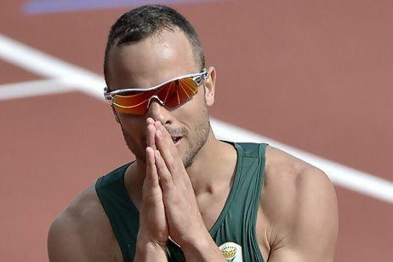 London Paralympic superstar Oscar Pistorius was charged on February 14 with the murder of his girlfriend who was shot inside his home in South Africa. It was a stunning development in the life of a national hero known as the Blade Runner for his high-tech artificial legs. Martin Meissner / AP Photo