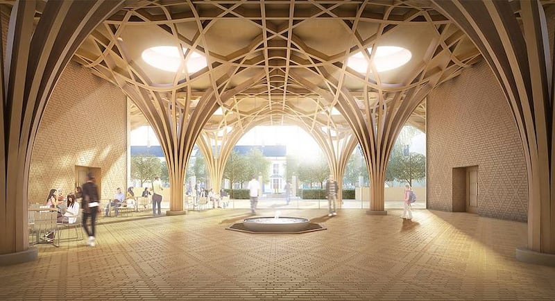 Cambridge Central Mosque by Marks Barfield Architects has also won a spot. Photo: Blumer Lehmann
