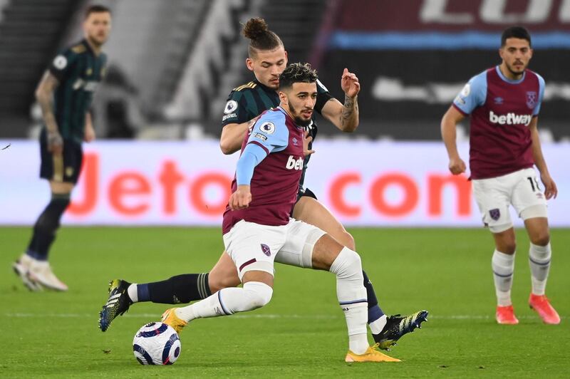 Said Benrahma - 6 - Like Fornals, he started slowly but produced a number of through balls and neat quick one-twos with Lingard. He nearly scored from about 25 yards out in the first half but was denied by Meslier. EPA