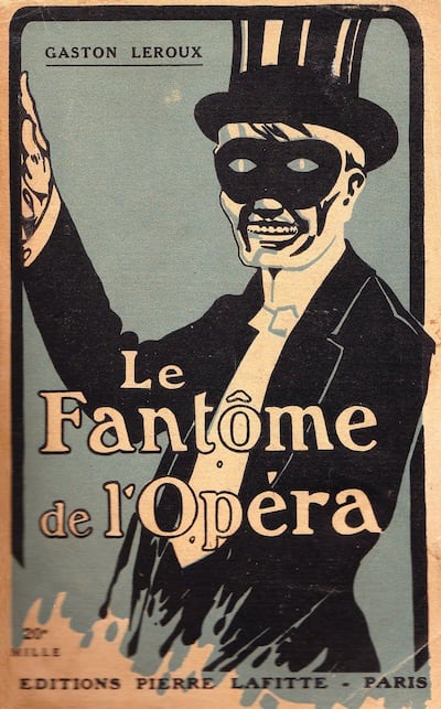 Phantom of the Opera is based on the 1907 classic French novel Le Fantôme de L’Opéra by Gaston Leroux. Courtesy Broadway Entertainment Group